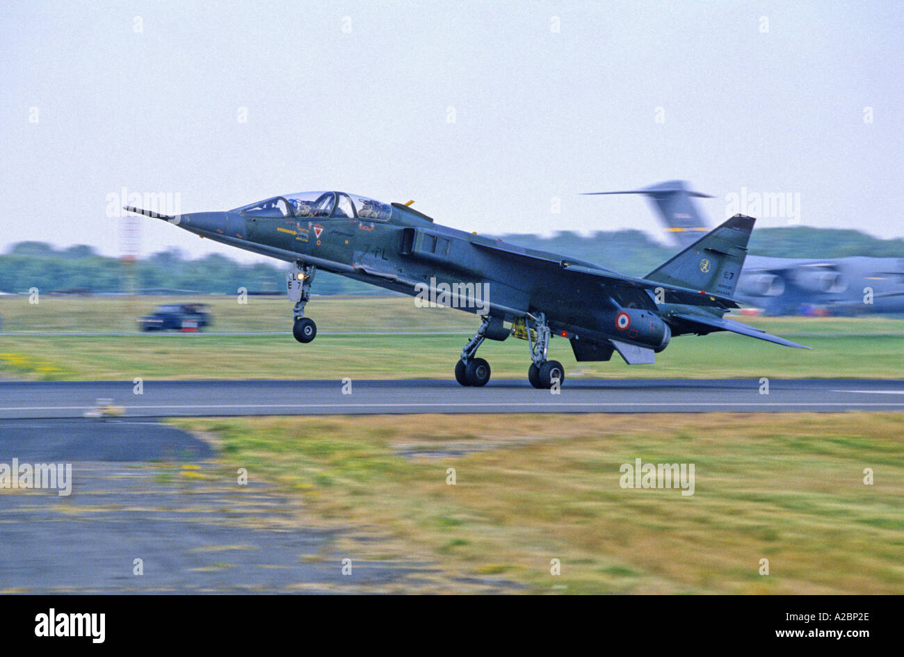 Francese Air Force Jaguar sbarco Foto Stock