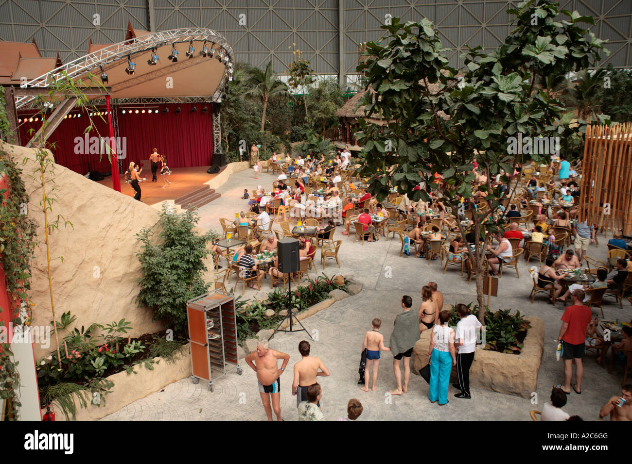 All'interno delle isole tropicali nei pressi di Berlino Foto Stock