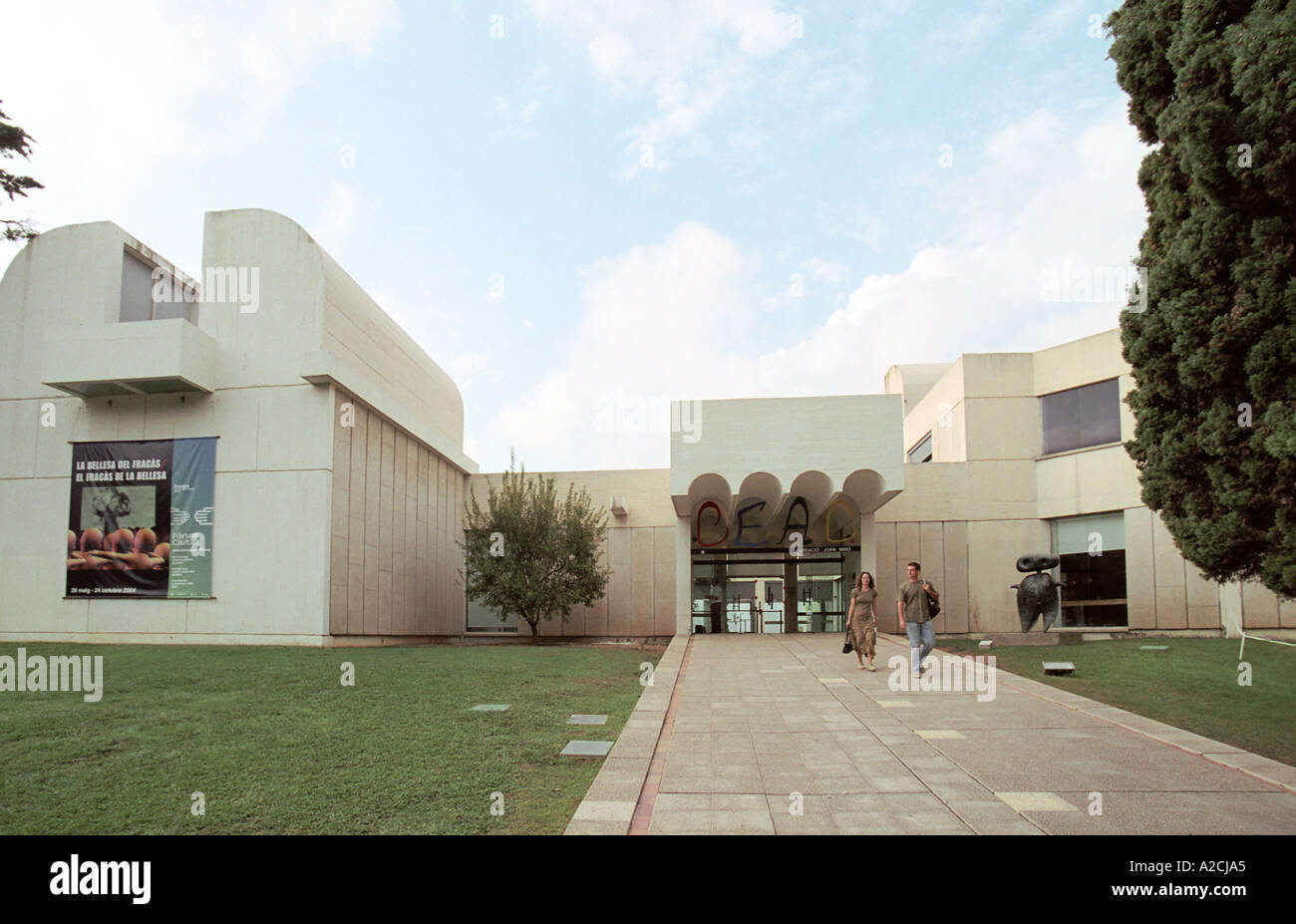 Joan Miro Foundation Barcellona Spagna Foto Stock