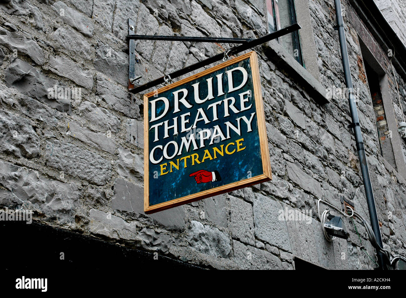 Druid Theatre segno a Galway Foto Stock