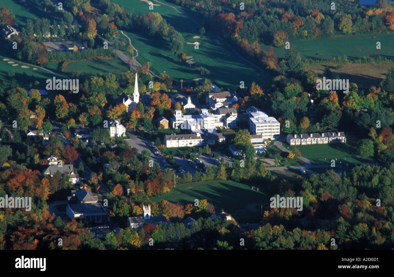 Vista dal Monte Equinox nel Vermont USA Foto Stock