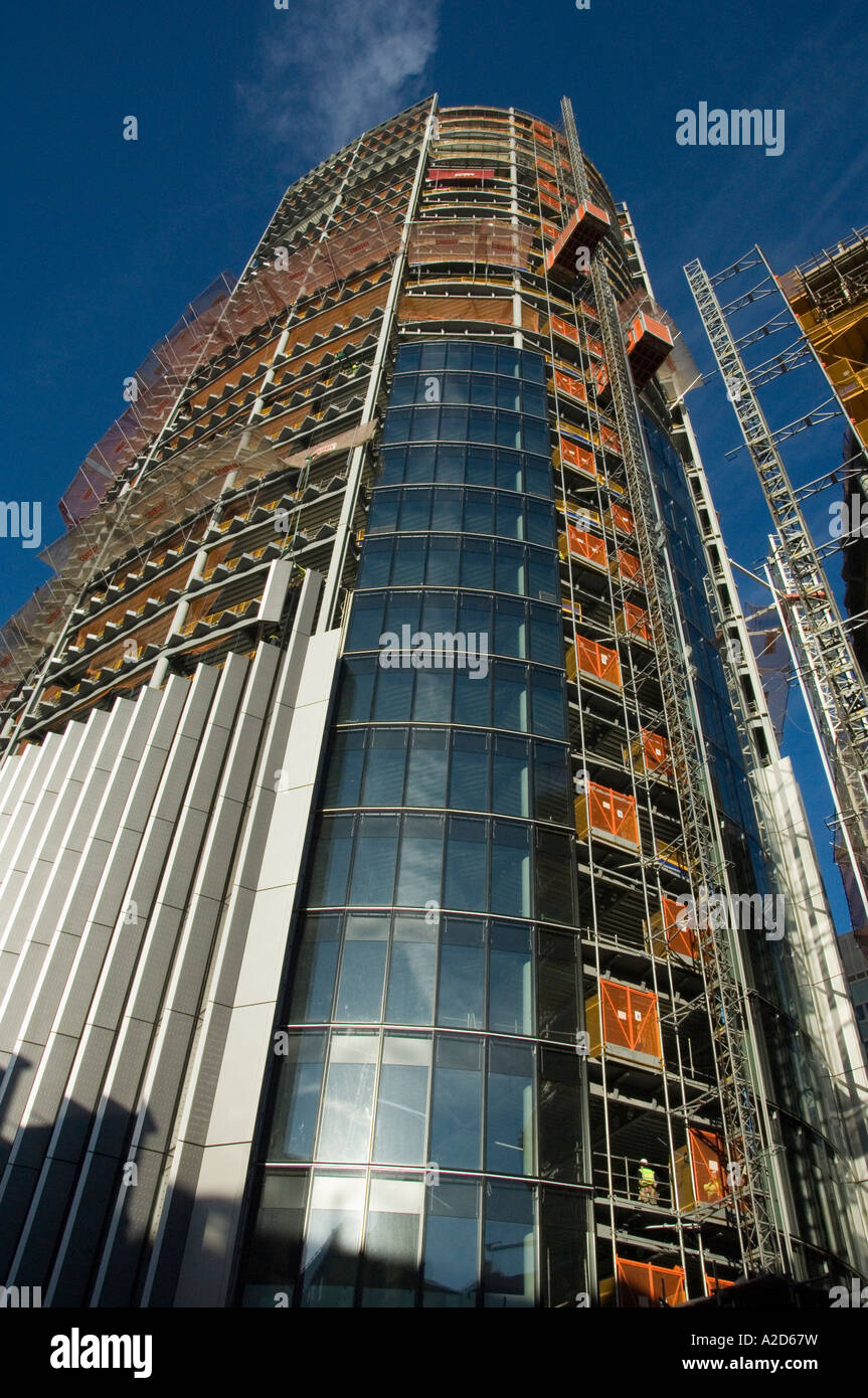 La costruzione dell'edificio Willis, 51 Lime Street nel cuore della city di Londra Dicembre 2006 Foto Stock