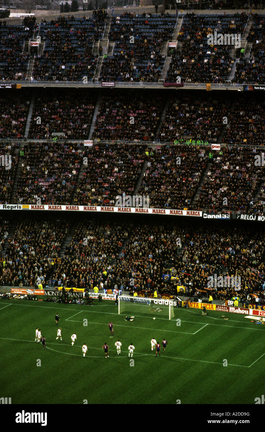 FC Barcelona un goal, stadio Camp Nou, Catalogna, Spagna. Foto Stock FC Barcelona un goal, stadio Camp Nou, Catalogna, Spagna. Foto Stock