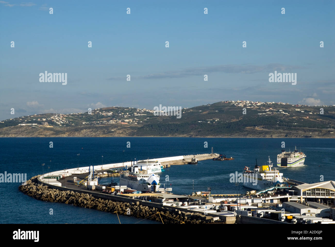 Porto Tangeri, Marocco Foto stock - Alamy