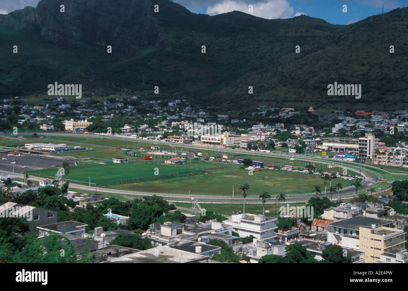 Il Champ de Mars Race Course Port Louis Mauritius Oceano Indiano Isola Foto Stock