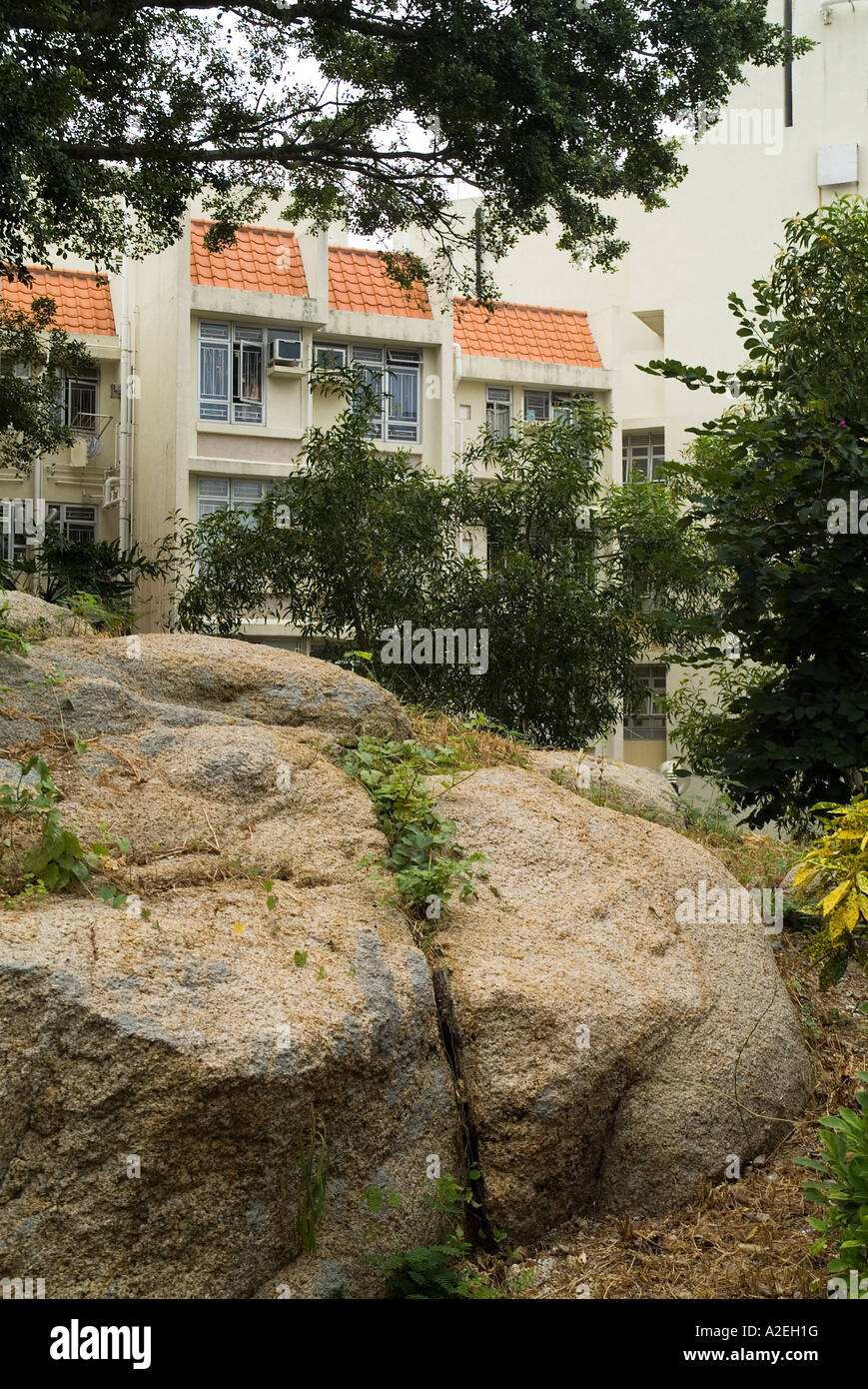 Dh CHEUNG CHAU HONG KONG Peak Road moderno appartamento appartamenti Foto Stock