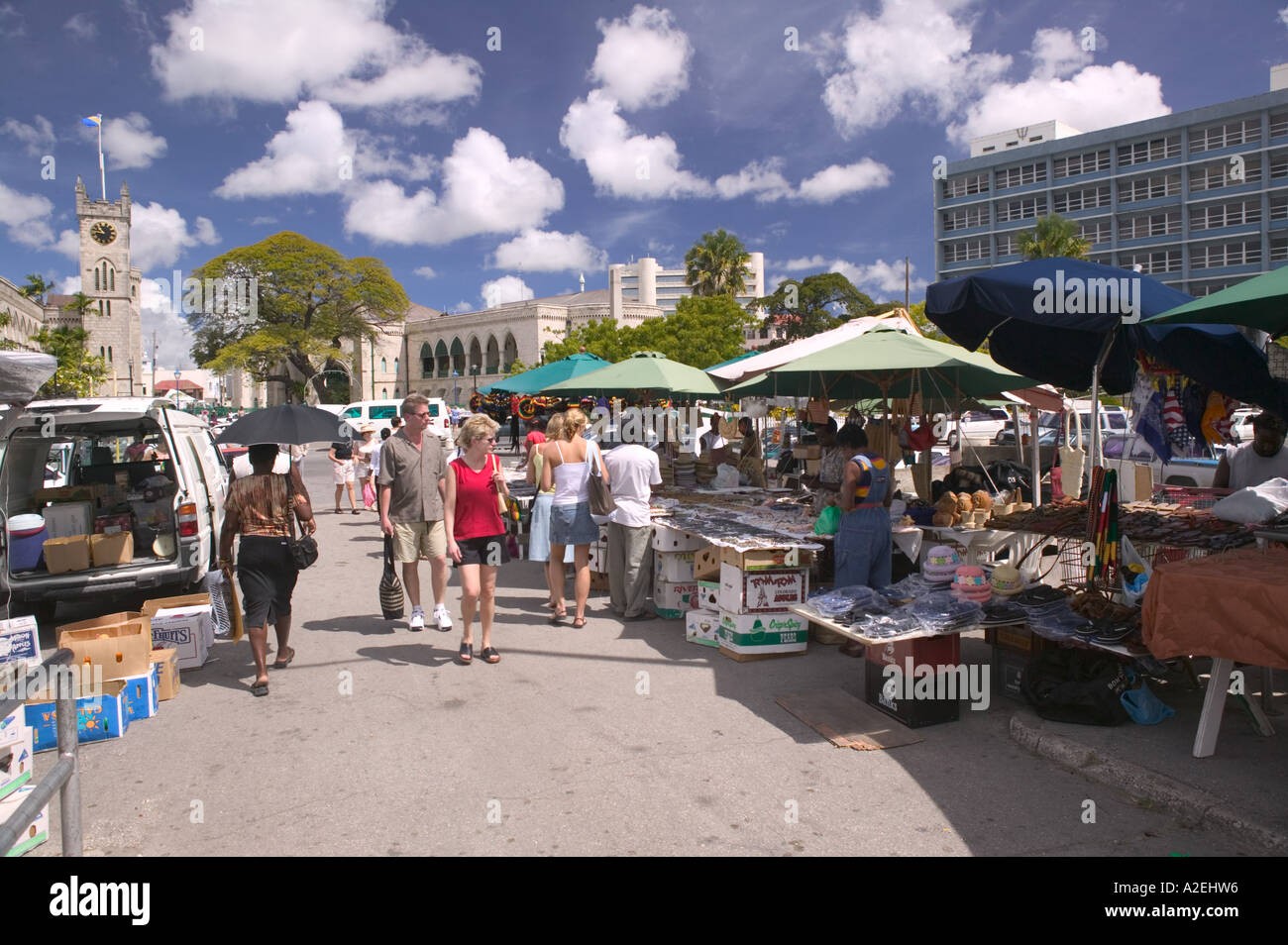 BARBADOS, Bridgetown, il ciambellano Bridge, carenaggio (NR) Foto Stock