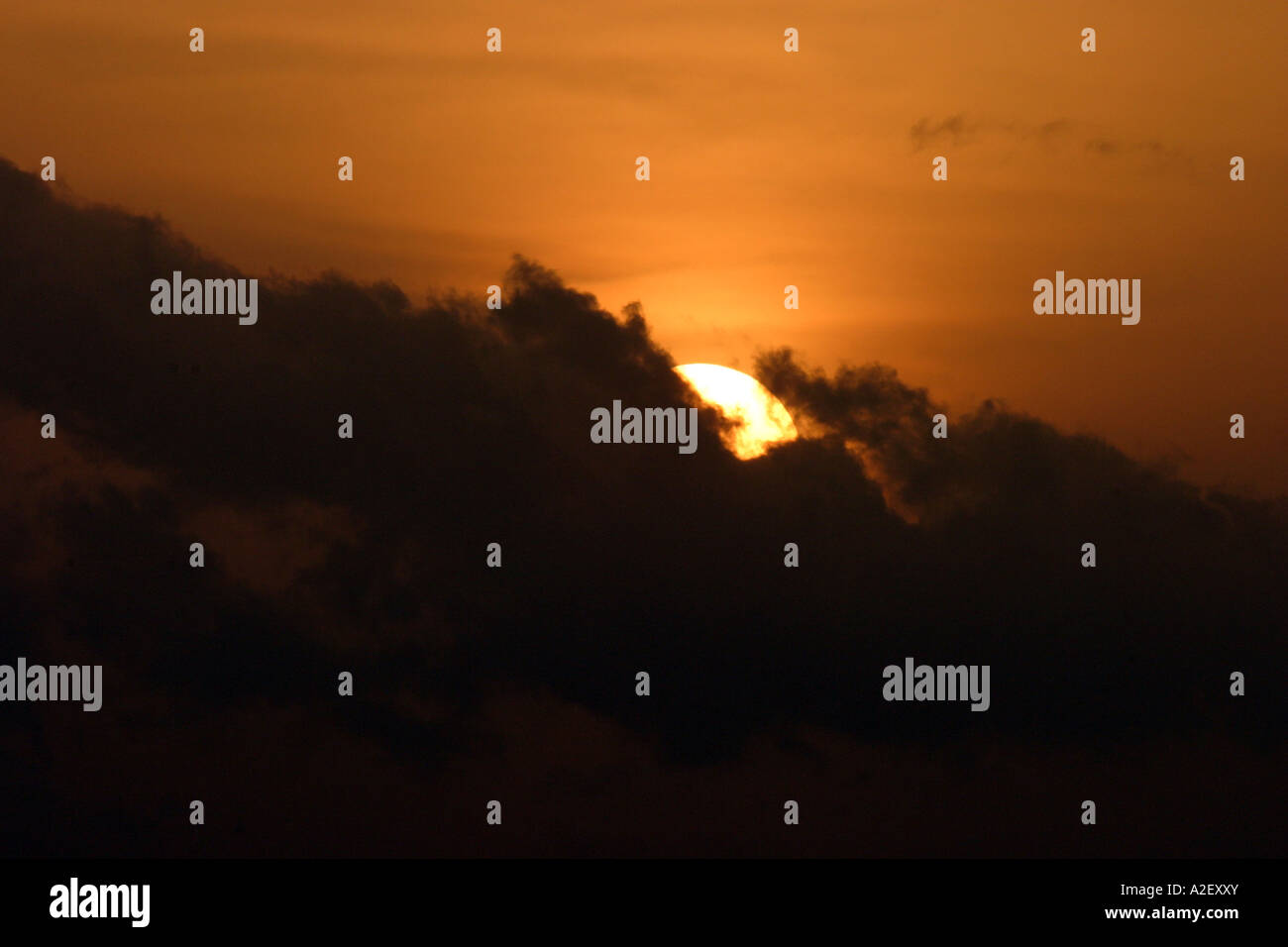 Tramonto, Sri Lanka Foto Stock