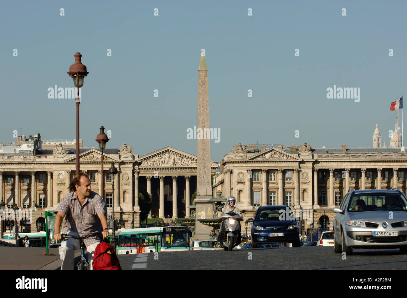 Parigi, Place de la Concorde Foto Stock