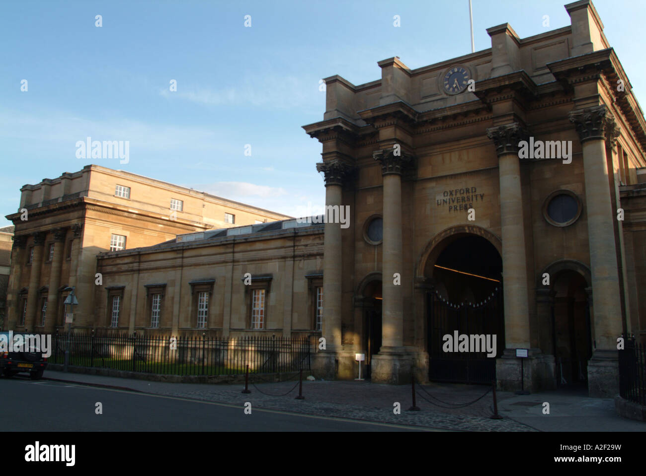 Oxford University Press edificio, Walton Street, Oxford, Inghilterra, Regno Unito. Foto Stock