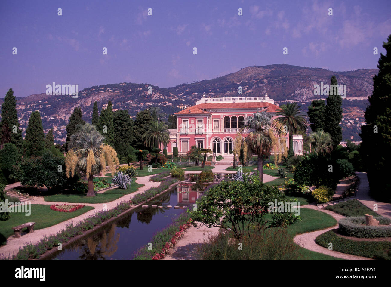 Ue, Francia, Cote D'Azur, Saint-Jean-Cap-Ferrat, Villa Ephrussi de Rothschild Foto Stock