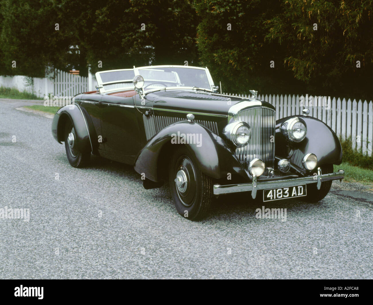 Il 1937 Bentley 4 quarto di litro Foto Stock