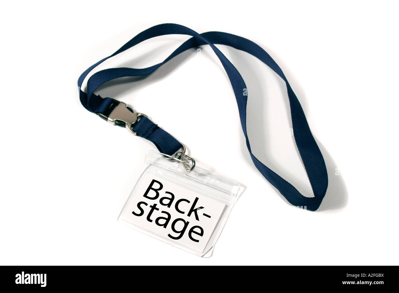 Tracolla con il backstage pass Foto Stock Tracolla con il backstage pass Foto Stock