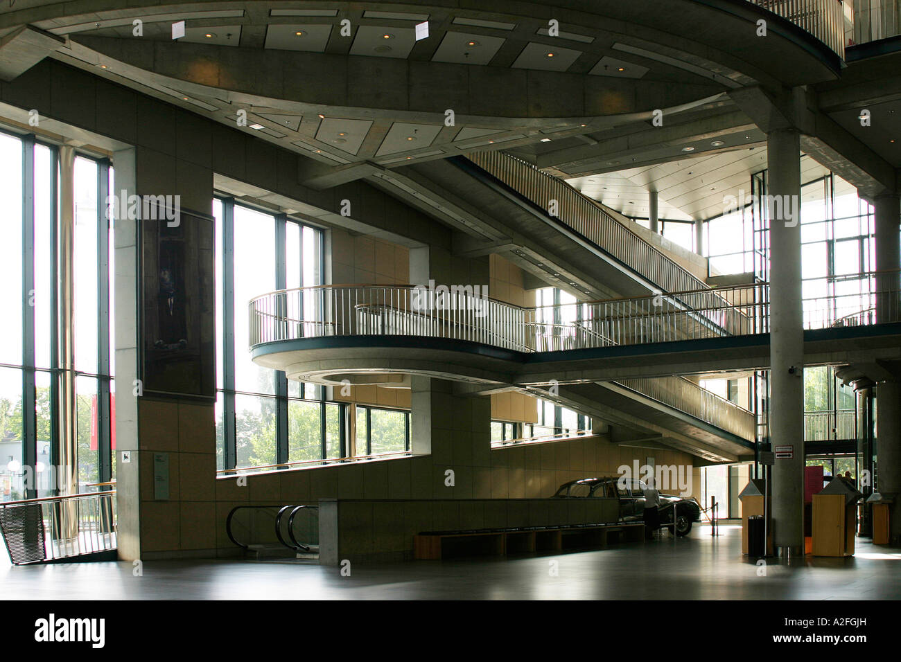 Area di ingresso dell'Haus der Geschichte (museo di storia), Bonn, RENANIA DEL NORD-VESTFALIA, Germania Foto Stock