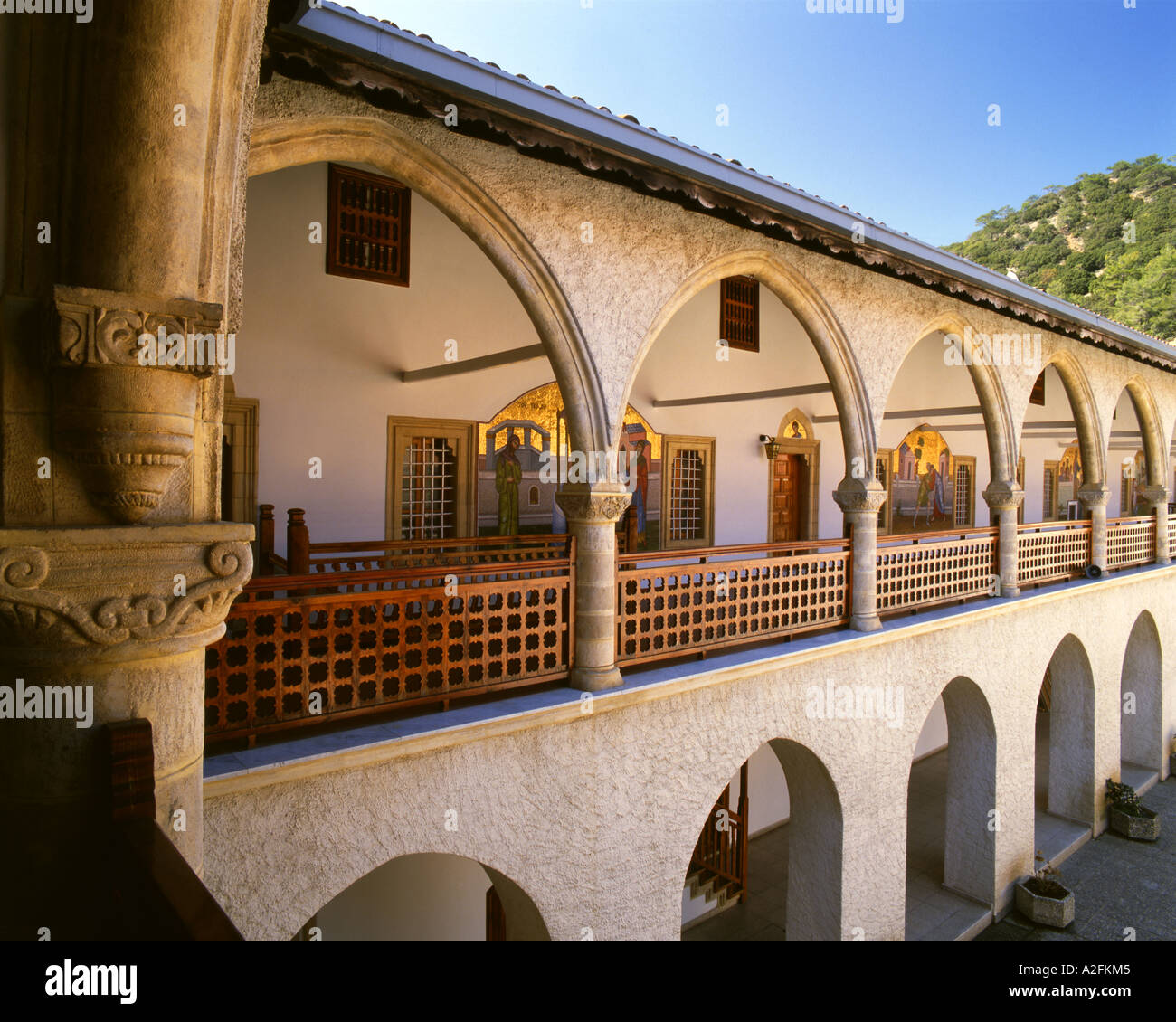 CY - Monti Troodos: il Monastero Kykkos Foto Stock