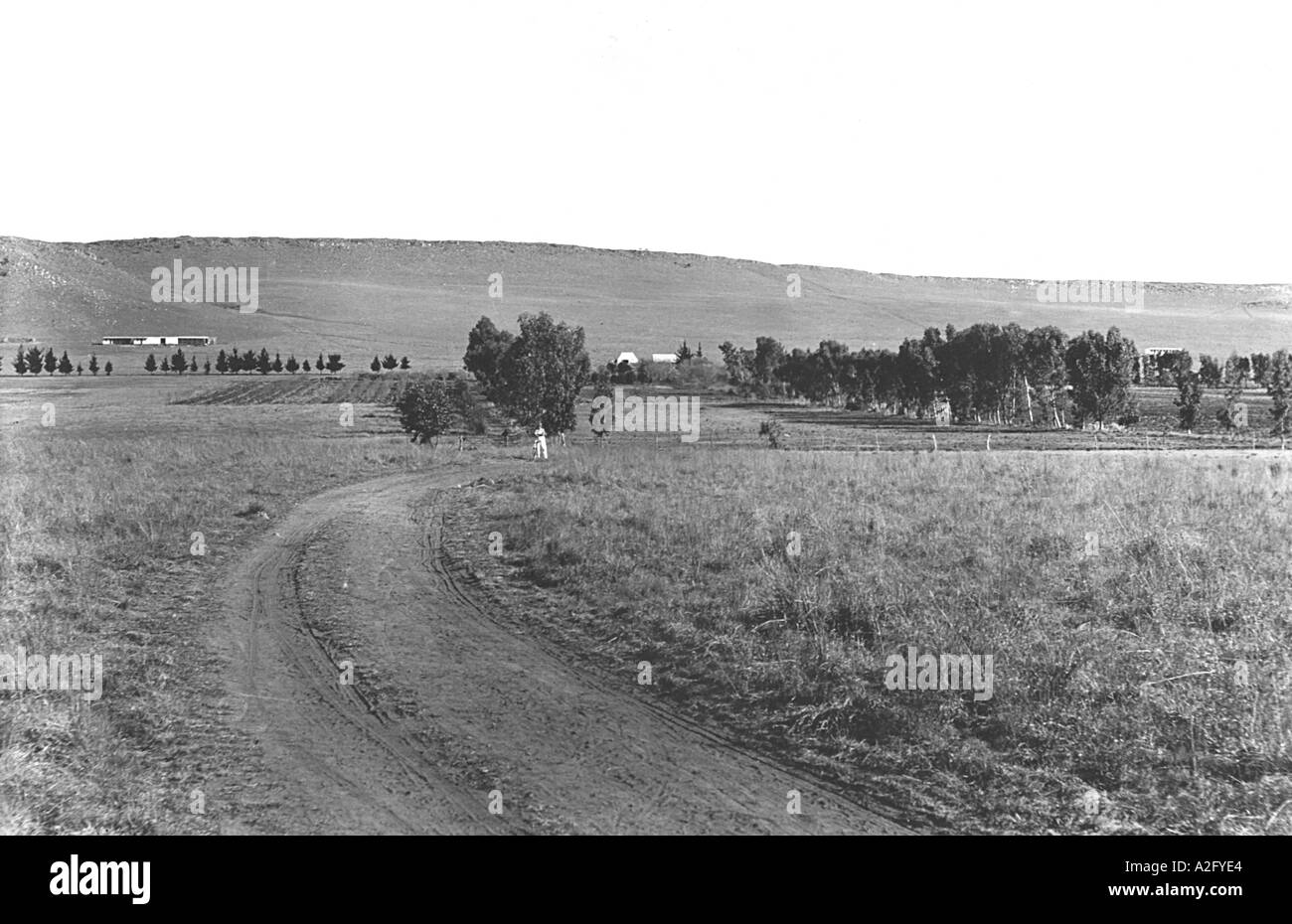 Tolstoy Farm, colonia di Mohandas Gandhi durante il suo movimento sudafricano, Transvaal, Johannesburg, Sudafrica, 1910, vecchia immagine dell'annata 1900s Foto Stock