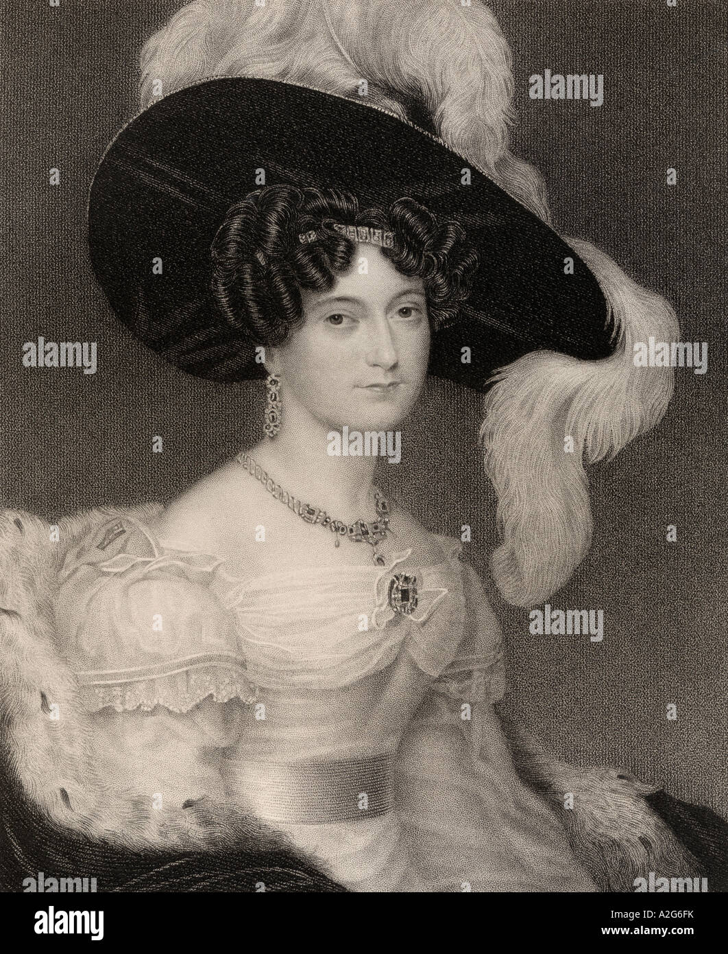 Victoria Maria Louisa, duchessa di Kent e Strathearn, 1786 - 1861. Madre della regina Victoria Foto Stock