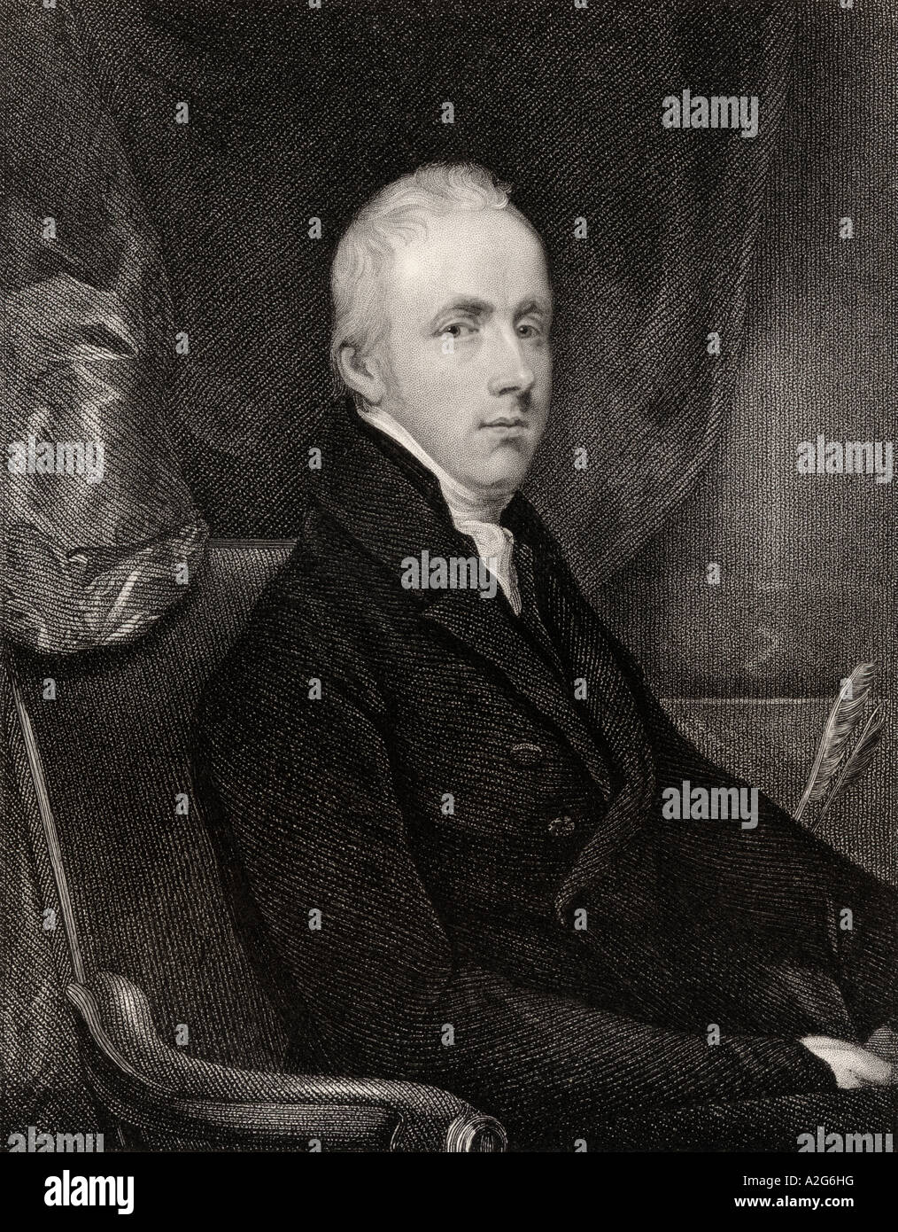 George Howard, 6th conte di Carlisle, visconte Howard di Morpeth e Baron Dacre di Gillesland, 1773 - 1848. Statista inglese. Foto Stock