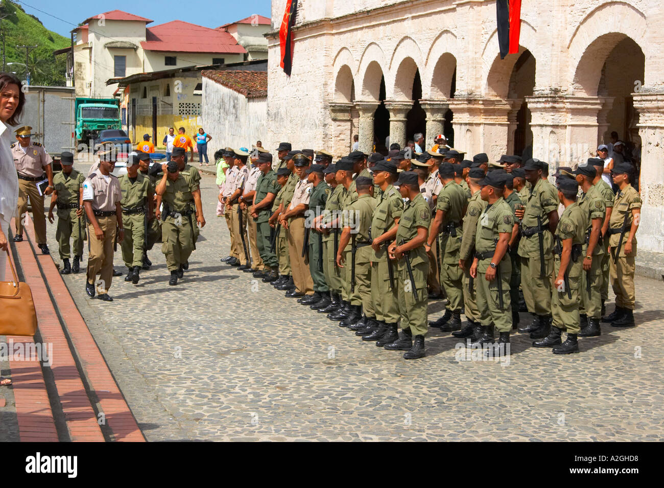 Cambio della guardia Foto Stock