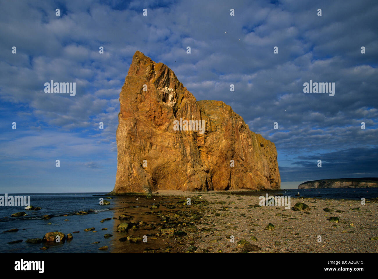 Perce Rock Gaspe Québec Canada Foto Stock