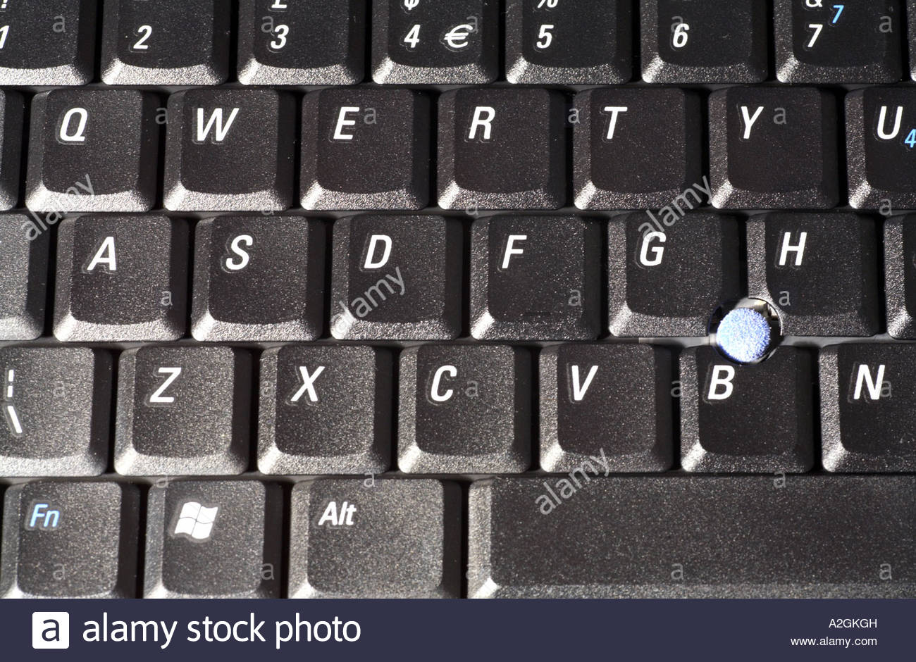 Tastiera del computer portatile Foto Stock