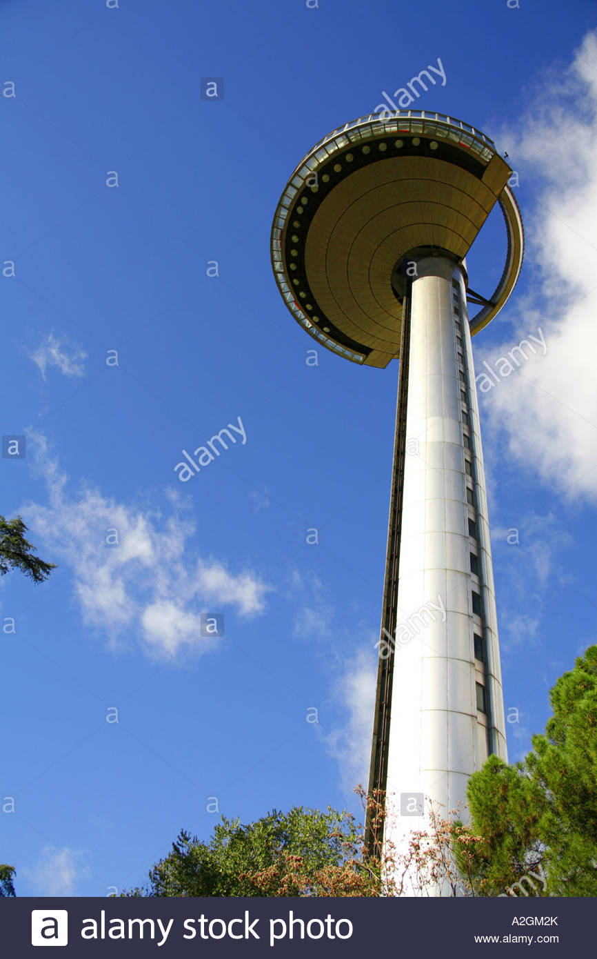 Faro de Moncloa, Madrid Spagna Foto Stock