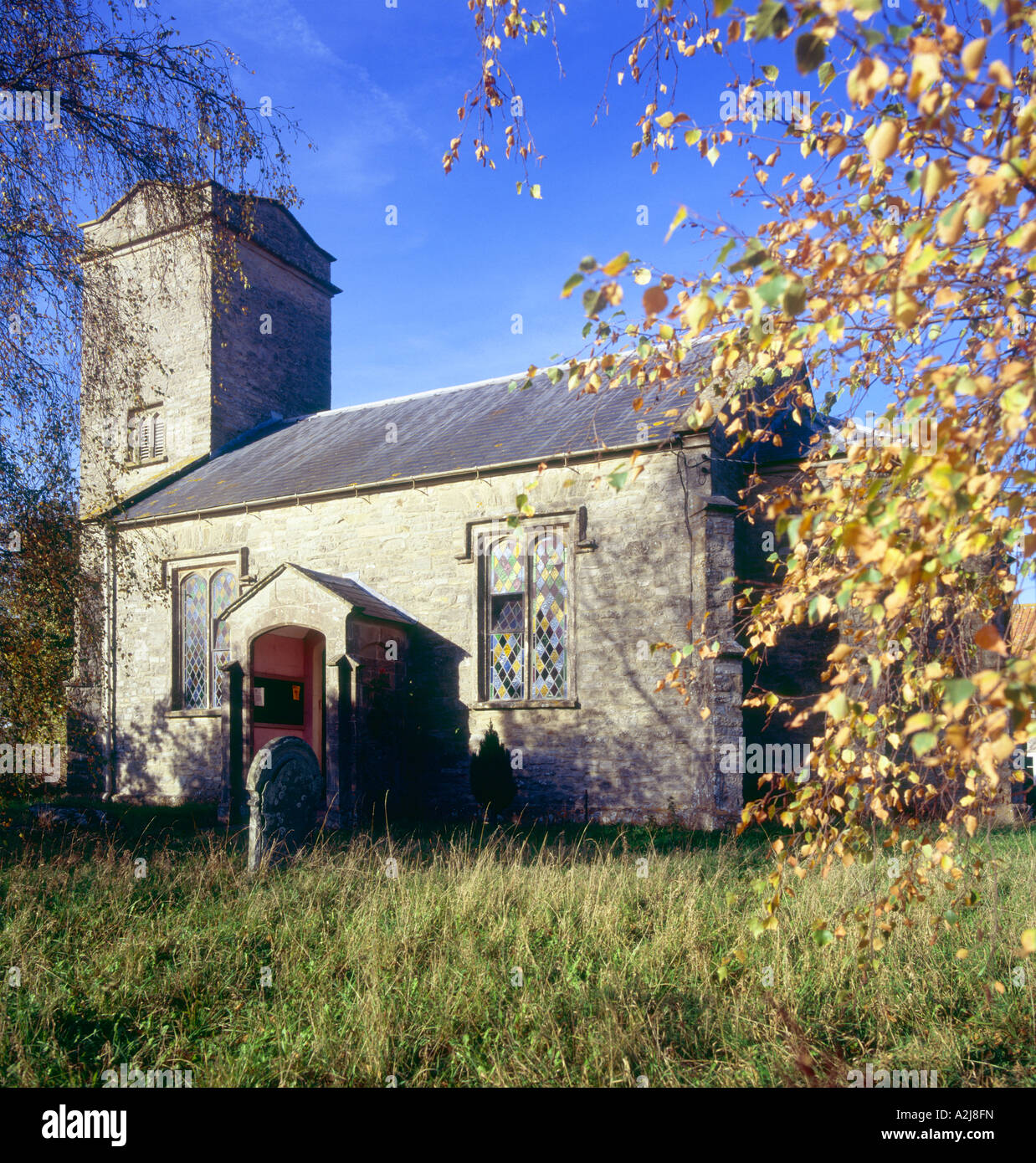 Sutton Mallet chiesa vicino Bridgwater Somerset ora nella cura del "Chiese conservazione fiducia" Foto Stock