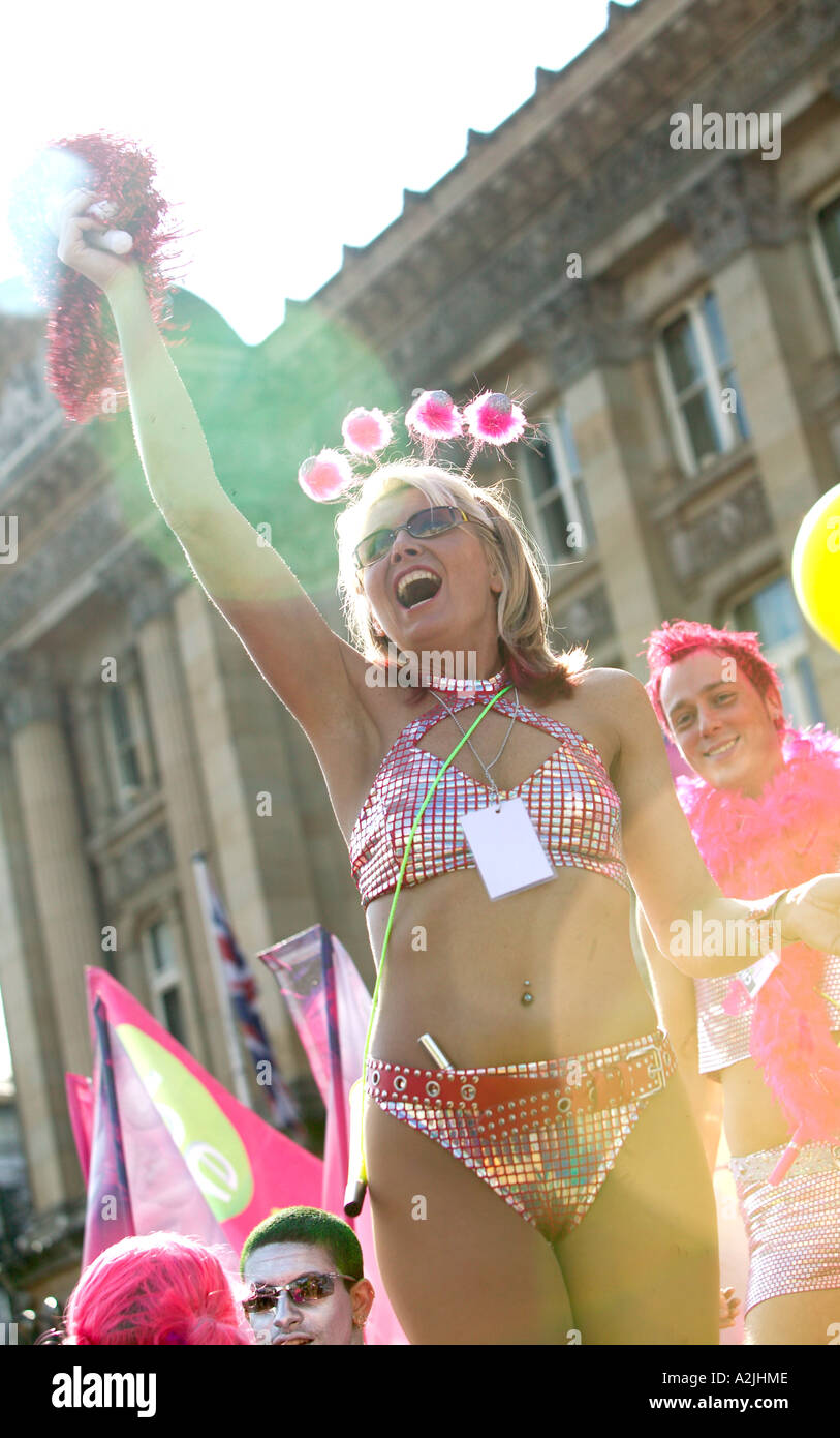 Gay Pride Carnival Birmingham Foto Stock