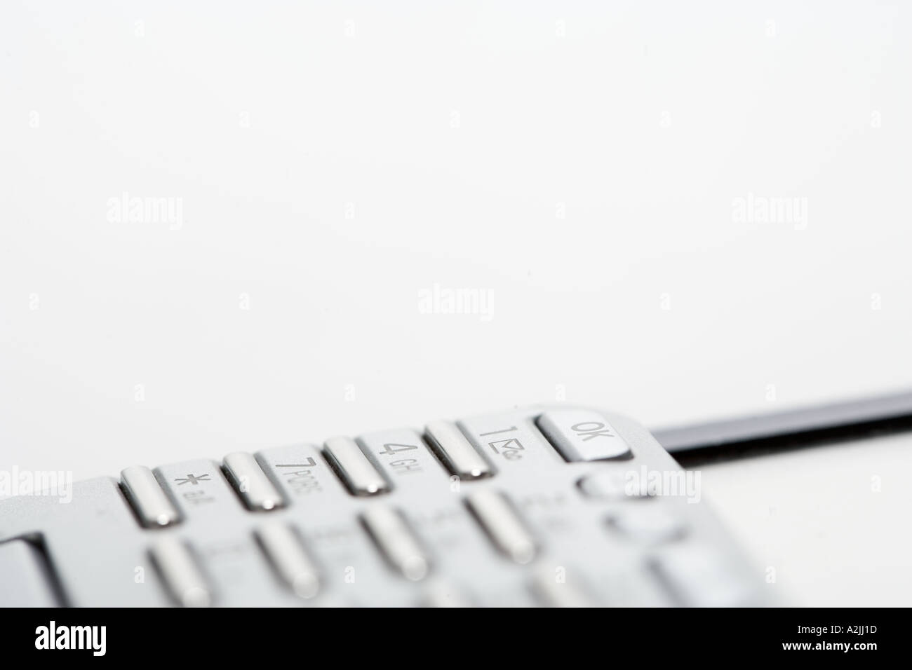 Telefono cellulare tastiera Foto Stock