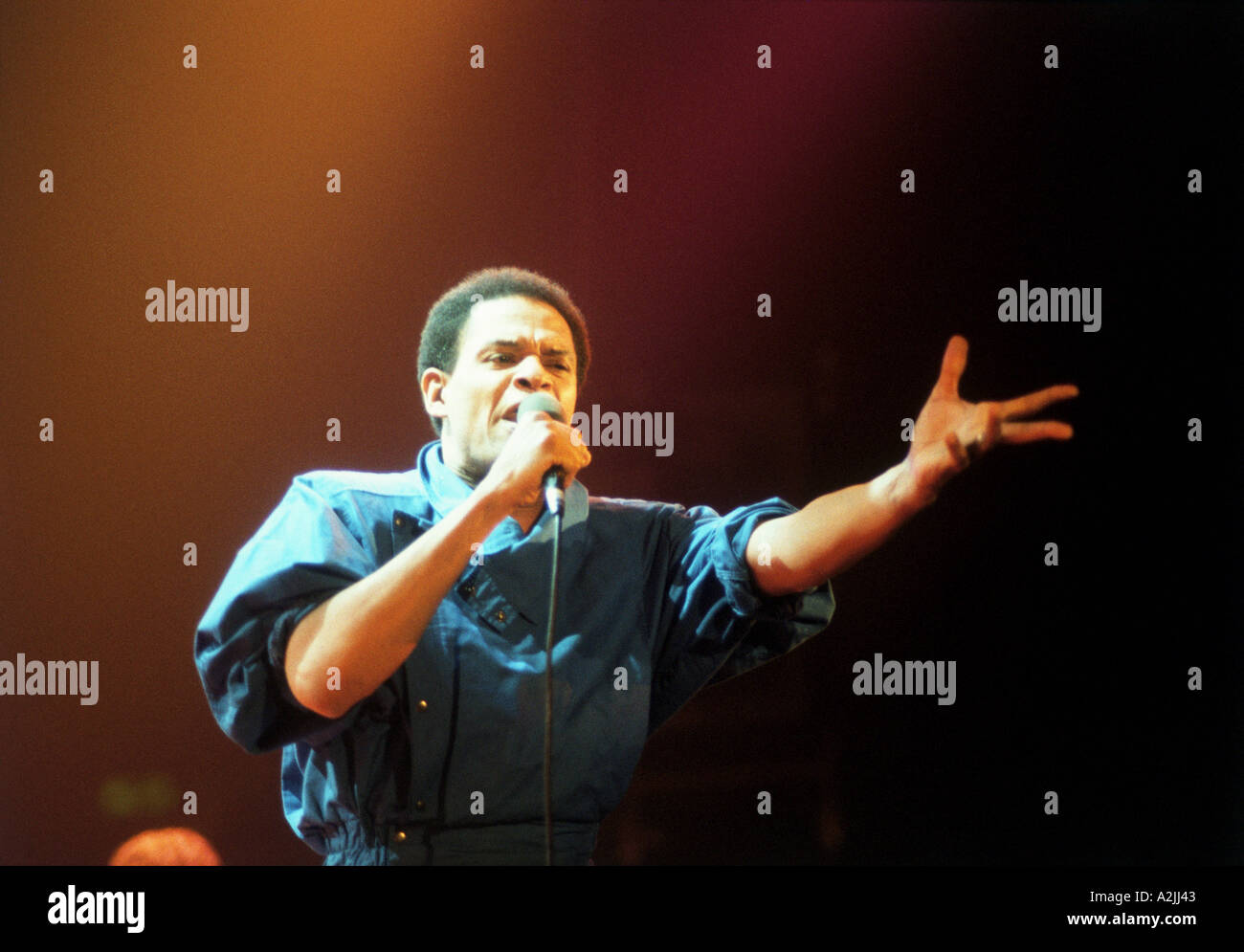 AL JARREAU American jazz cantante Foto Stock