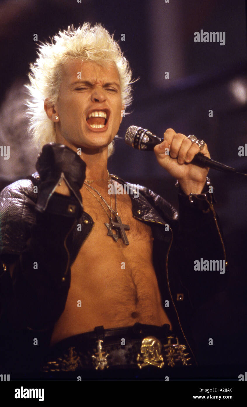 BILLY IDOL UK cantante pop Foto Stock
