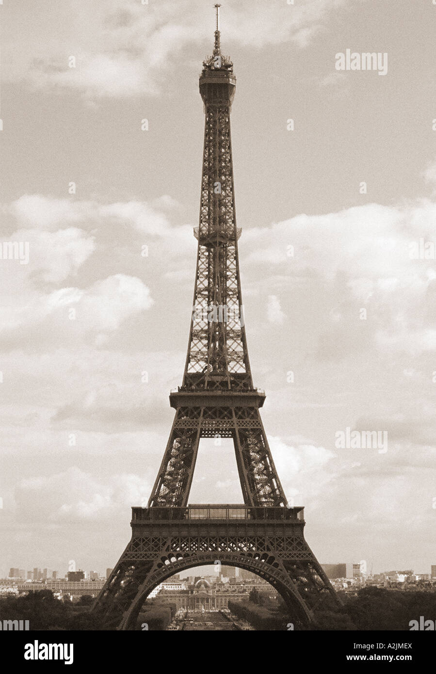 Torre Eiffel, Parigi Francia Foto Stock