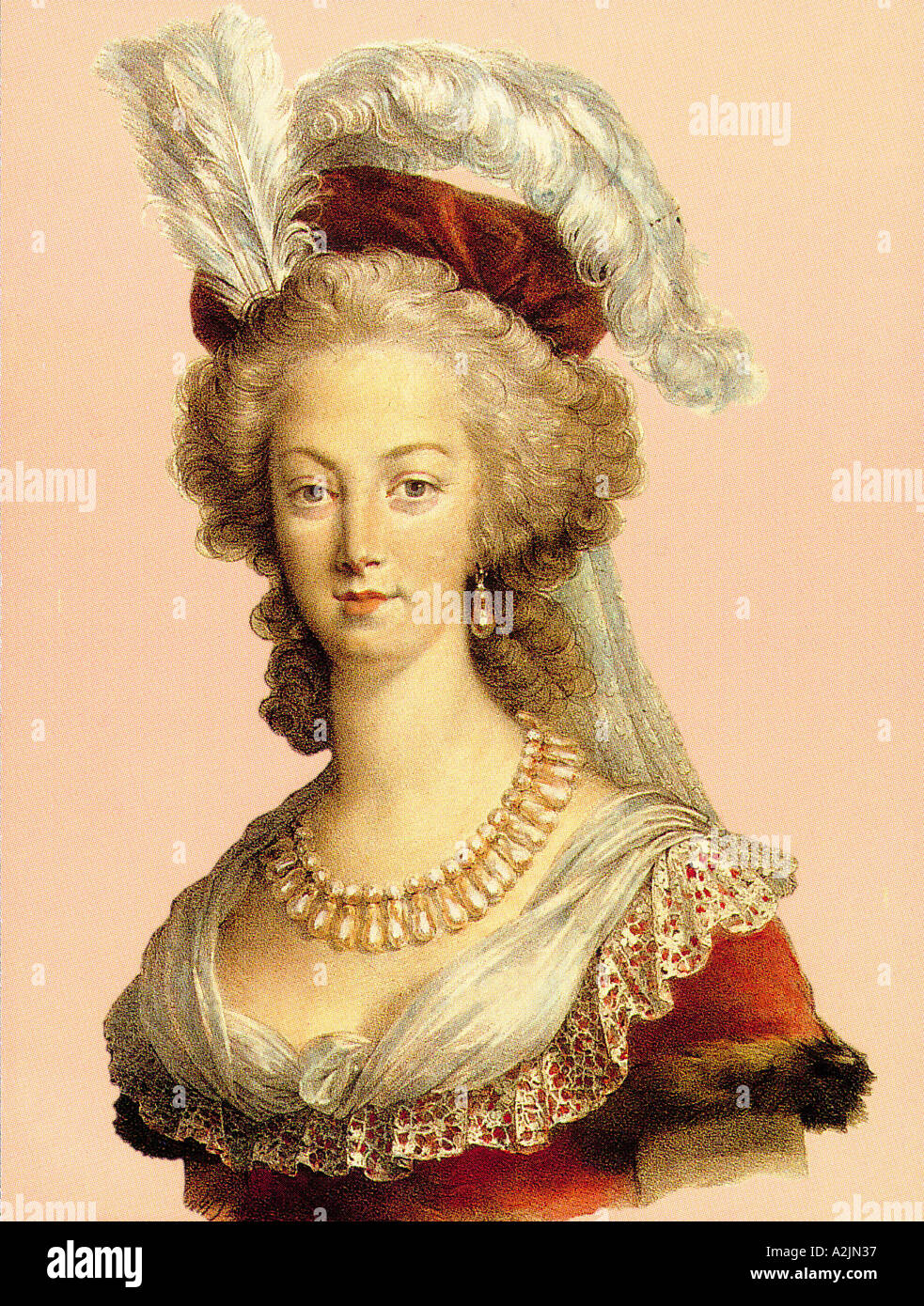 Maria Antonietta regina di Francia 1755 1793 Foto Stock