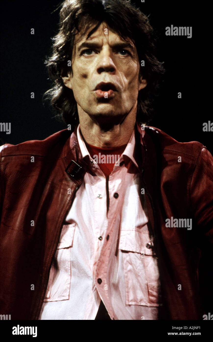 ROLLING STONES Mick Jagger Foto Stock
