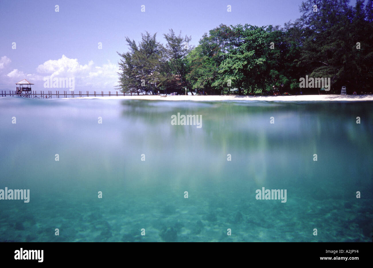 Malaysia: Parco Nazionale Tunku Abdul Rahman,nella parte meridionale del Mar della Cina, di fronte a Kota Kinabalu, Borneo Foto Stock