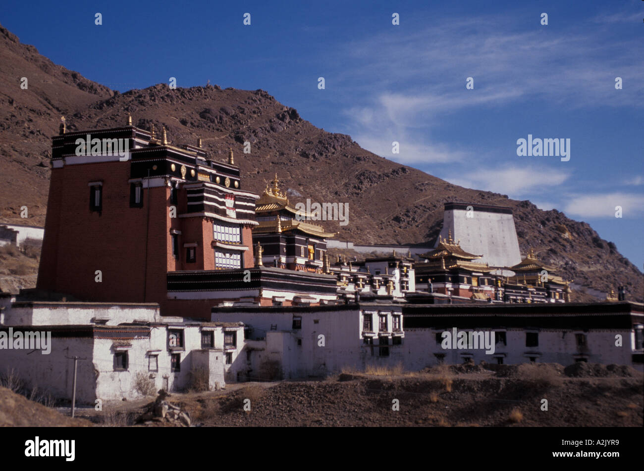 Tibet - Shigatse, Tashilumpo Foto Stock