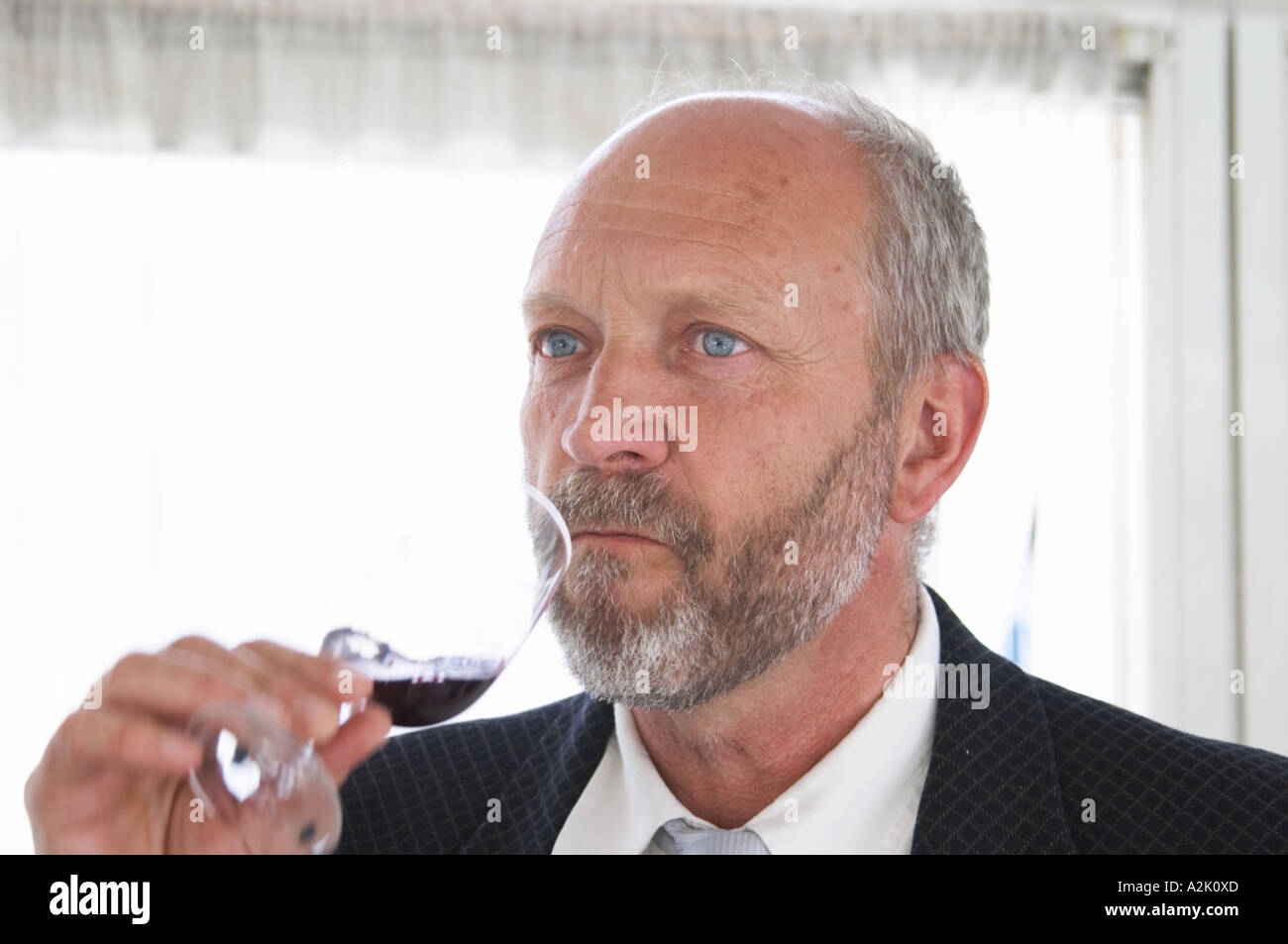 Marc Kreydenweiss di Domaine Kreydenweiss in Alsazia e Domaine de Perrieres in Costieres de Nimes Rodano Foto Stock