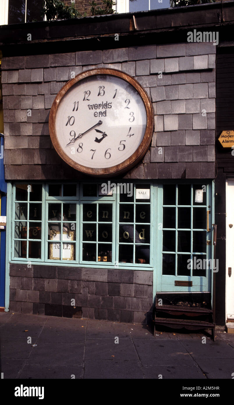 Vivienne Westwood s shop al mondo s End King s Road Chelsea Foto Stock
