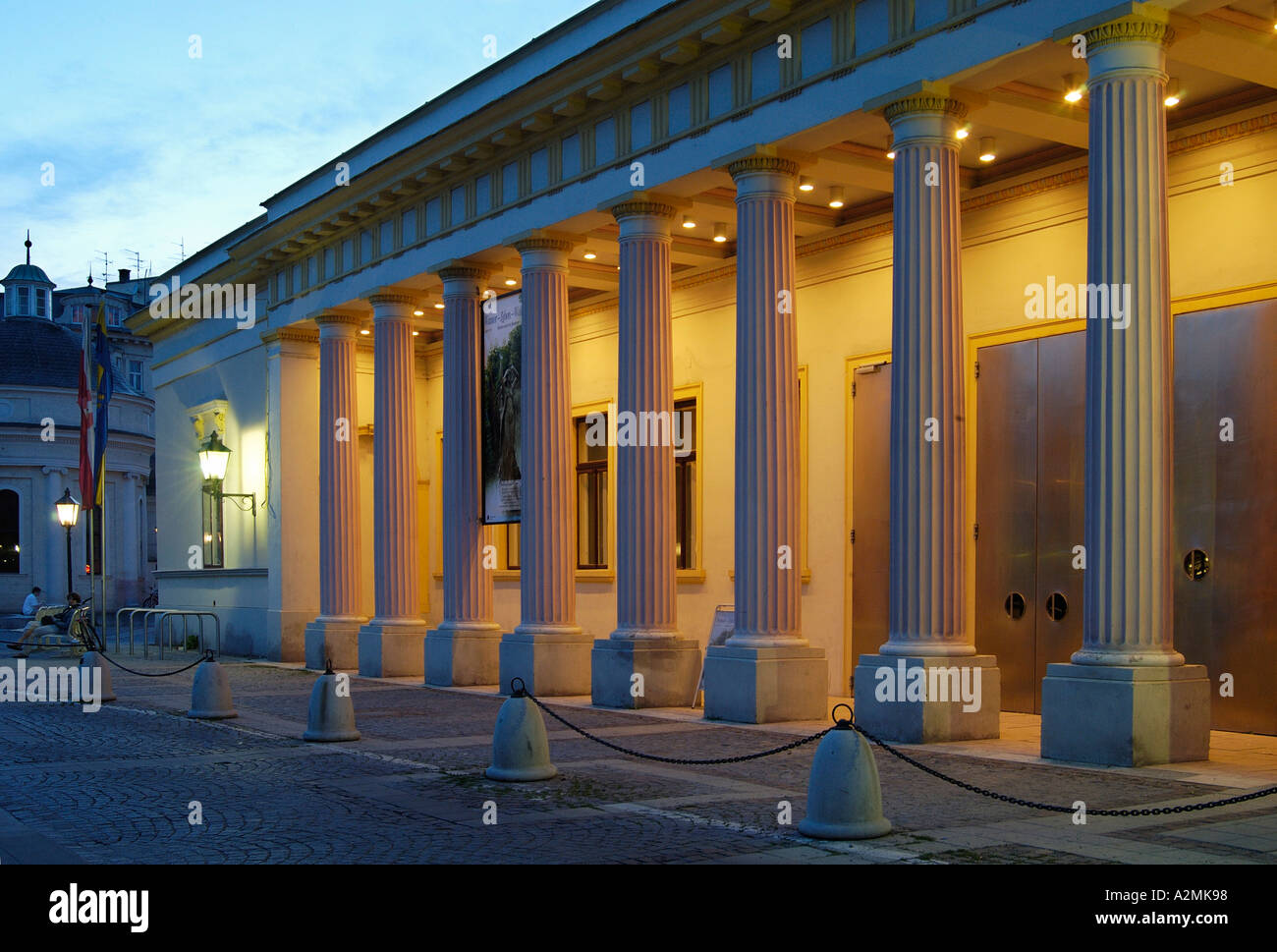 I portici di womans bagno è oggi un luogo per eventi città baden austria inferiore Foto Stock