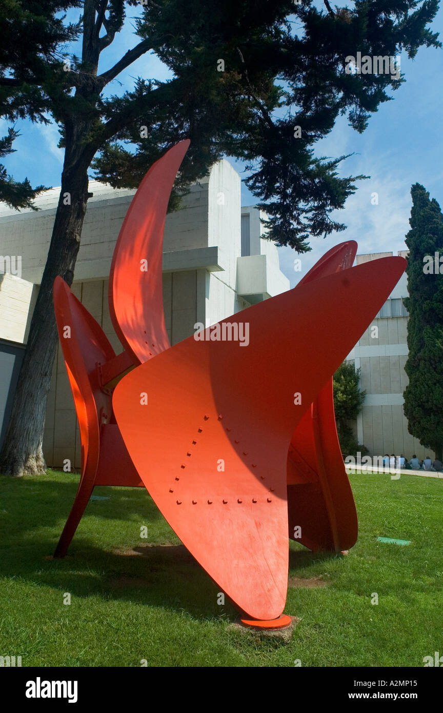 JOAN MIRO FOUNDATION Barcellona Catalonia Spagna Foto Stock