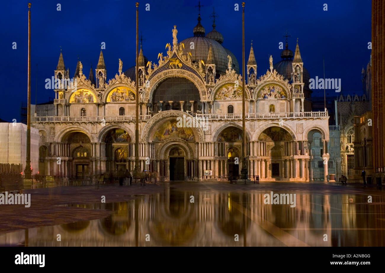 Dacade dell edificio, San Marco, Venezia, Veneto, Italia Foto Stock