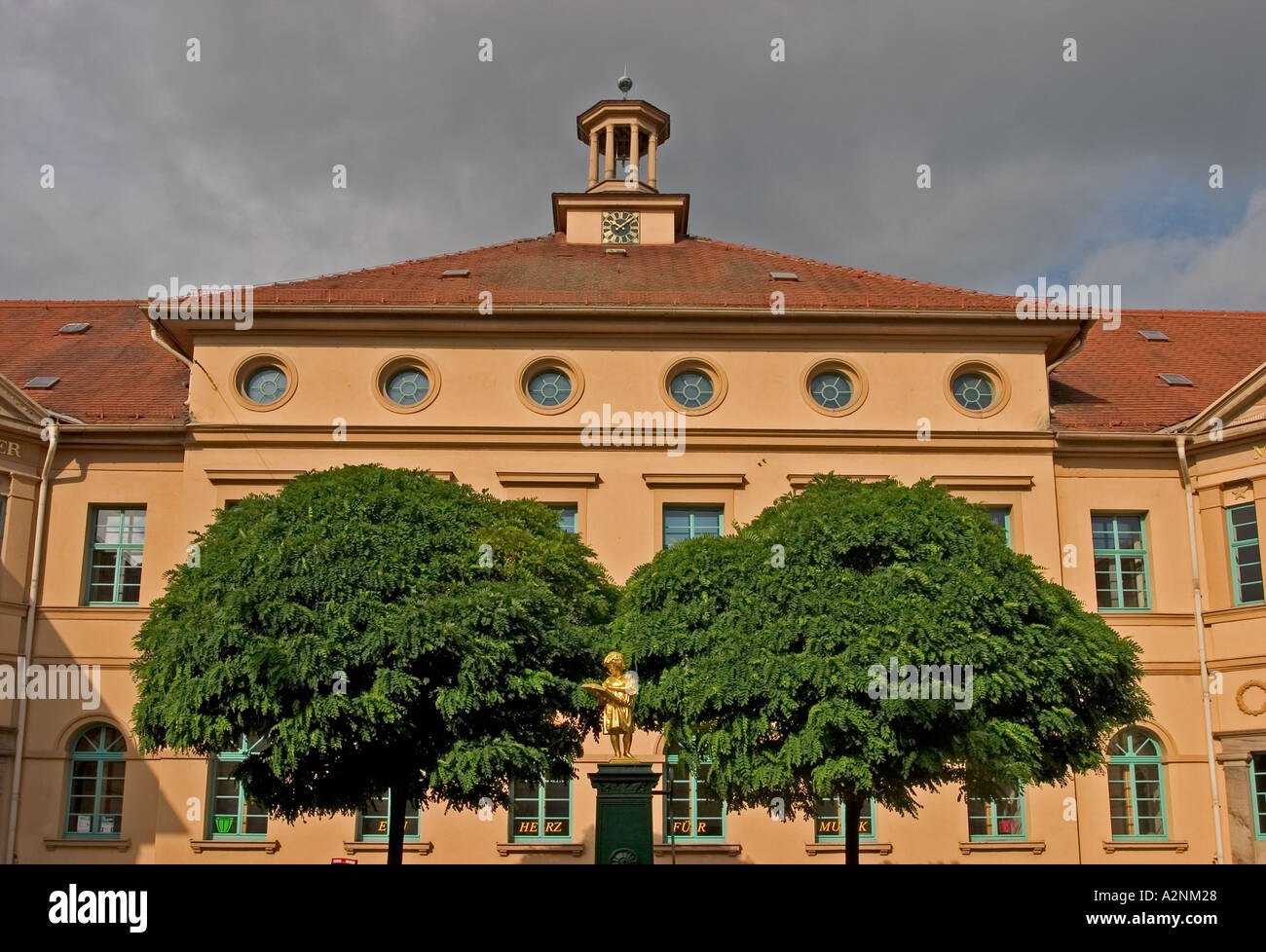 BRD Germania stato libero Thüringen Weimar capitale della Turingia fino al 1990 Città di Goethe e Schiller culturale europea possiede Città Foto Stock