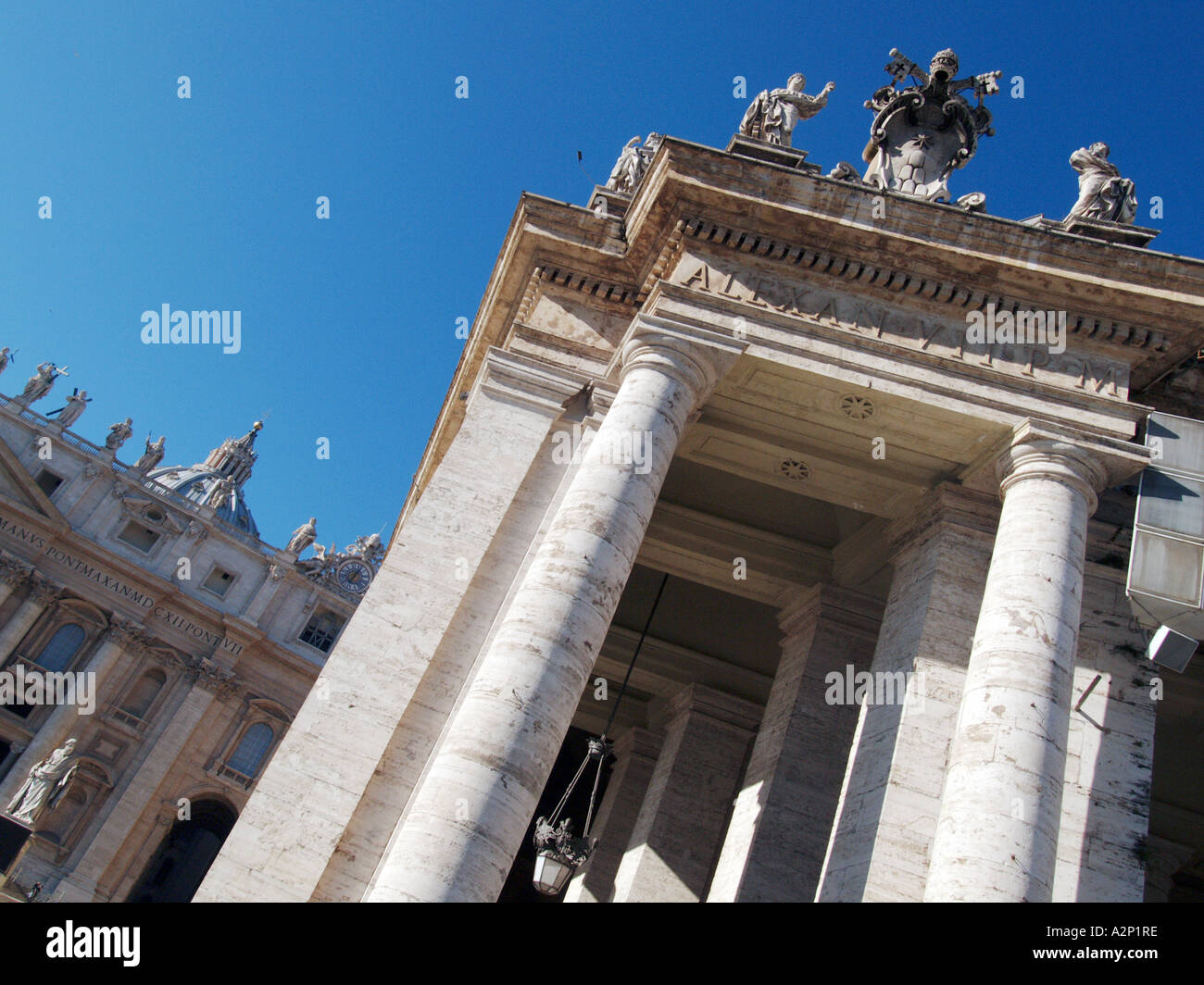 Piazza San Pietro Roma Foto Stock
