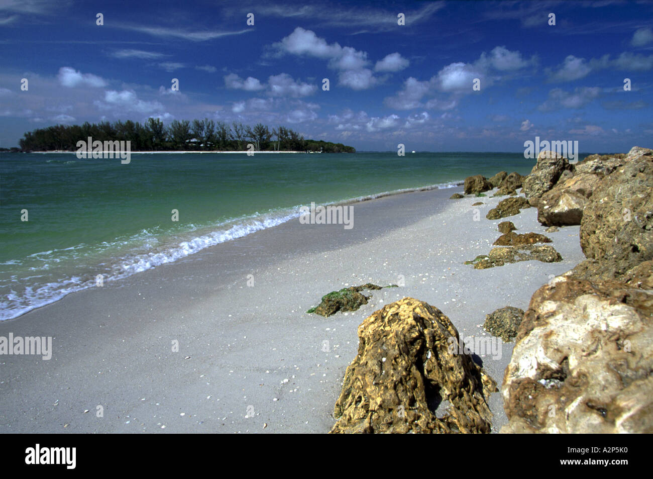 Una vista da CAPTIVA ISLAND, FLORIDA. Foto Stock