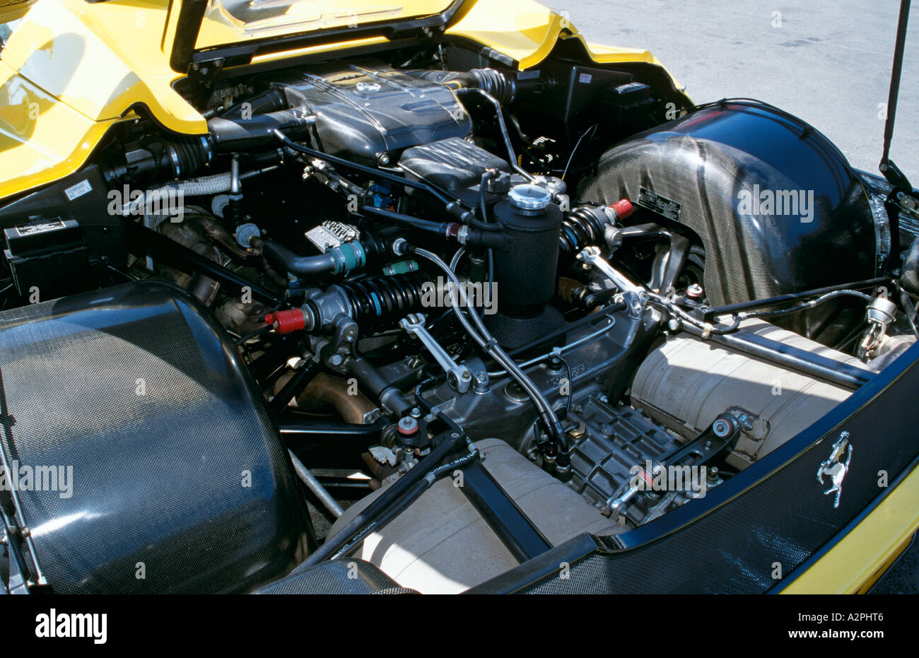 Ferrari F50. Introdotto nel 1995 per celebrare 50 anni di produzione di auto. 4698cc V12 Foto Stock