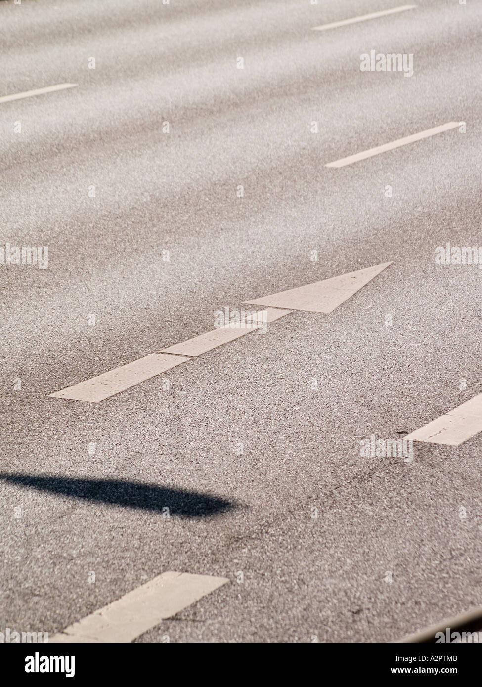 multi-lane road Foto Stock