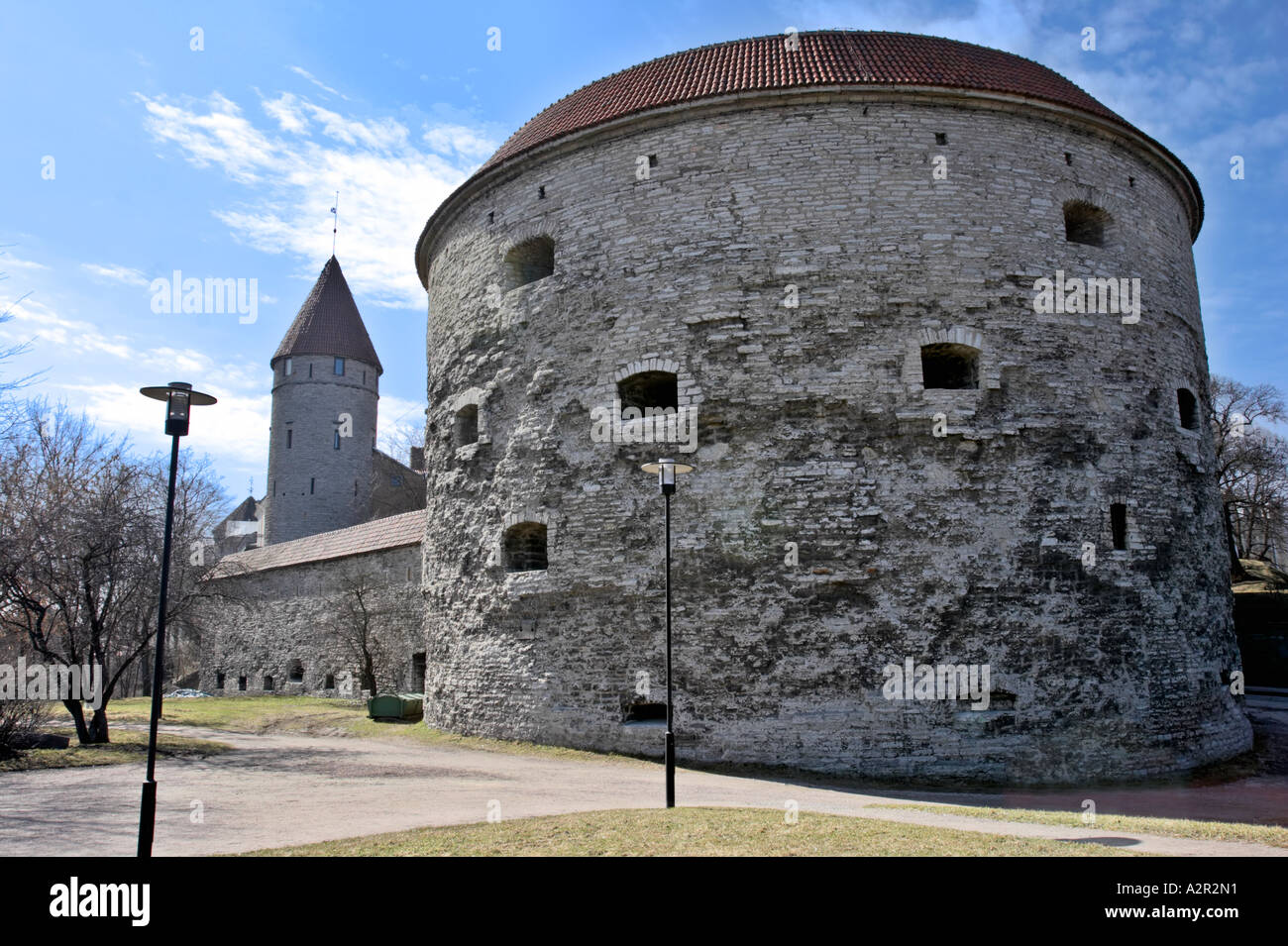 Torretta cannone Fat Margaretha (Paks Margareeta) che ospita il Museo Marittimo (Meremuusem), Tallinn, Estonia Foto Stock