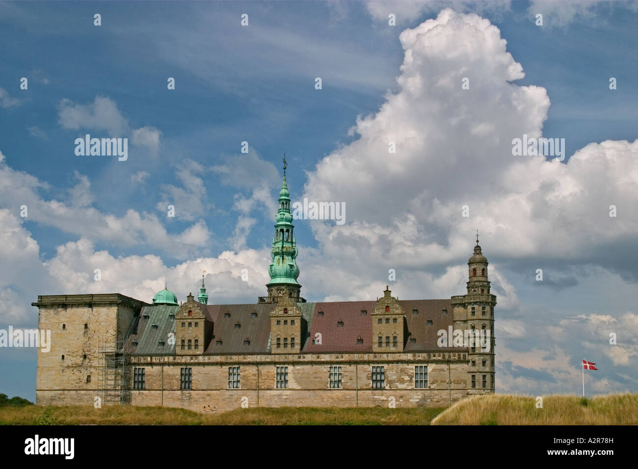 Il Castello di Kronborg di Shalespeare s Hamlet Elsinore Danimarca Foto Stock