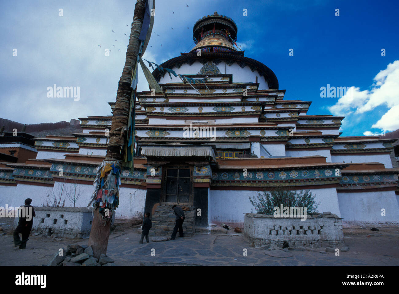 Palkhor contese monastero Gyangze Tibet Foto Stock