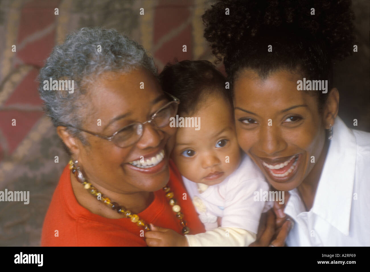 Ritratto di 3 generazioni di africani donne americane Foto Stock